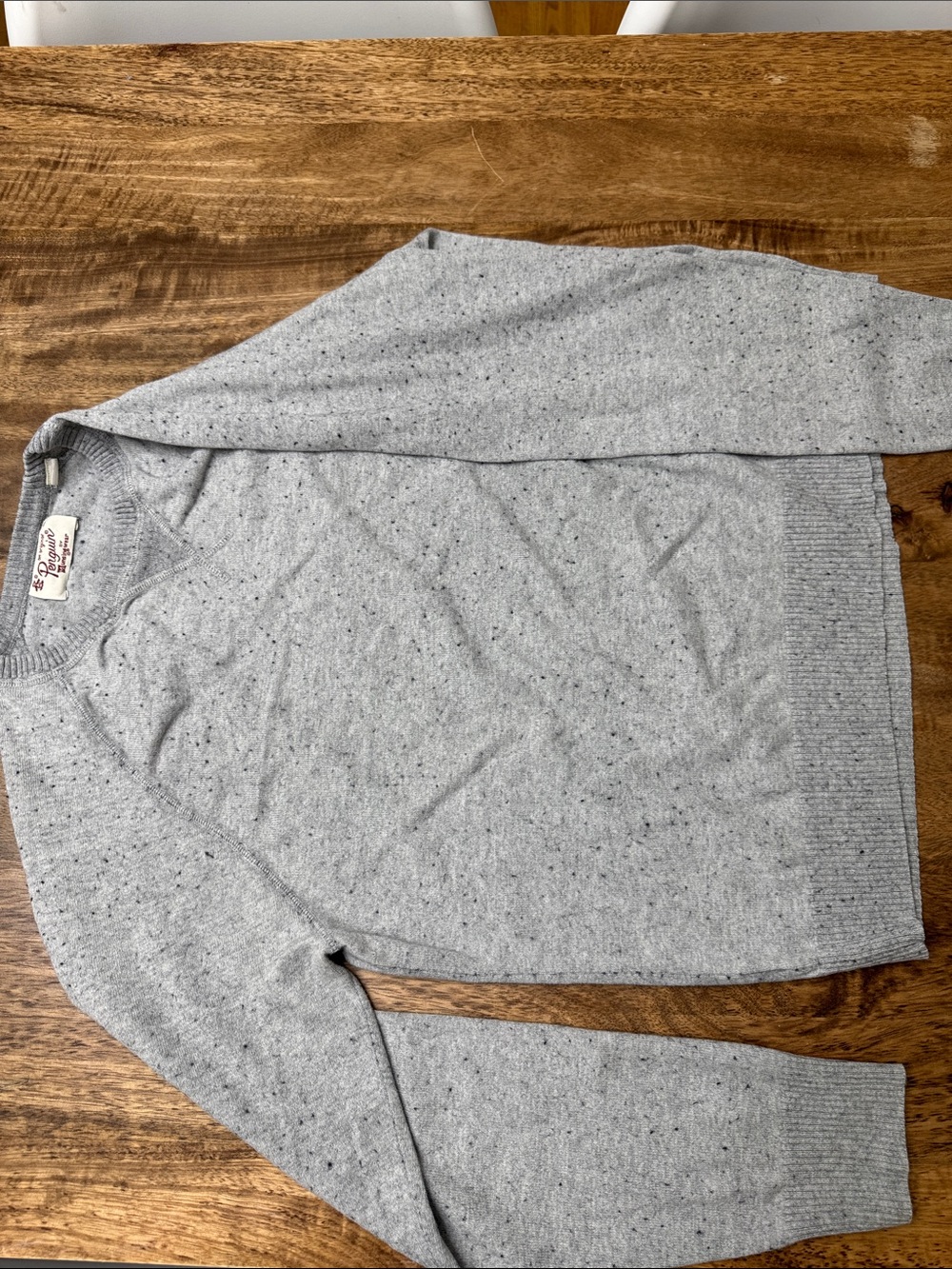 Original Penguin Light Gray Speckled Crewneck Sweater